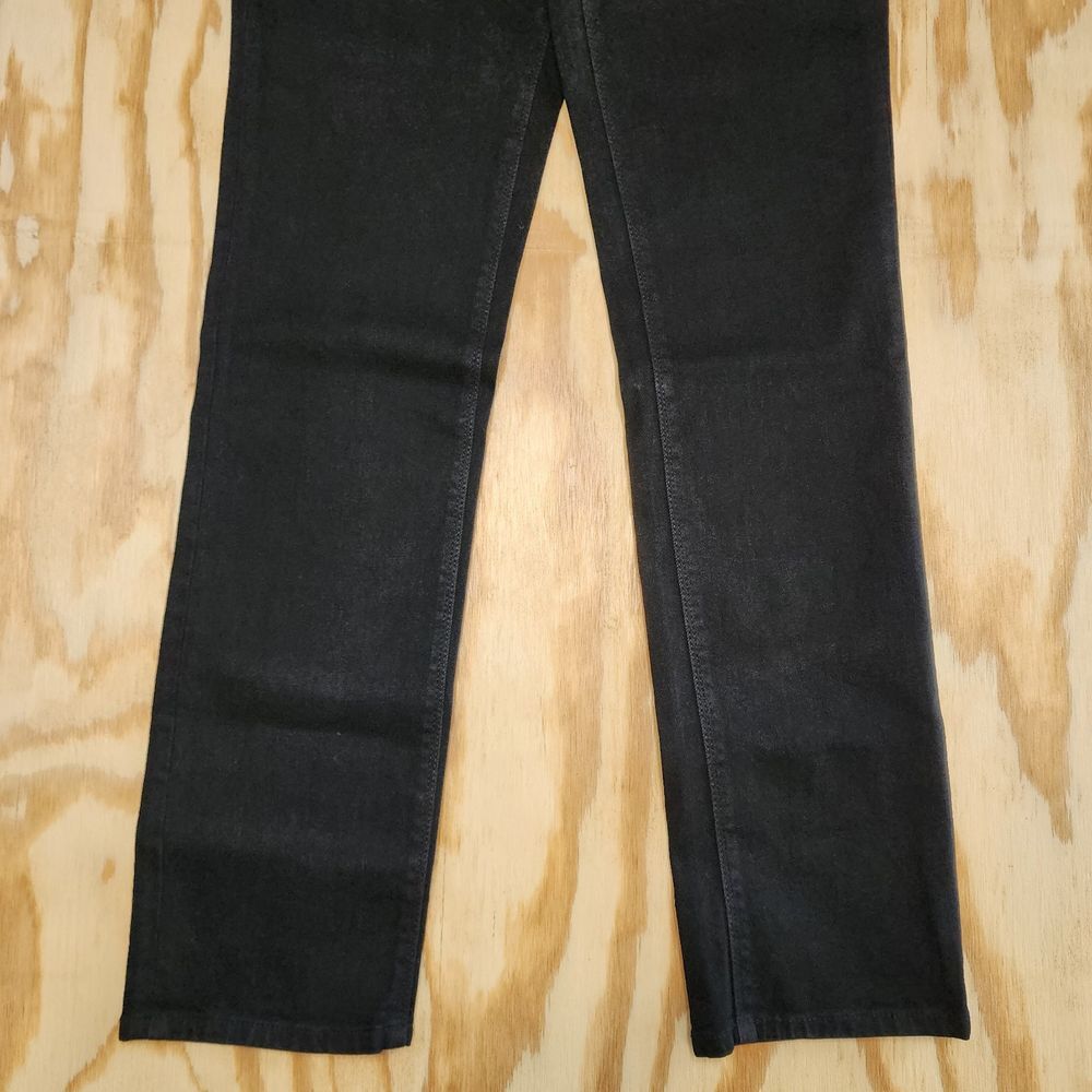 HUDSON Midrise Straight Leg Pitch Black Jeans Womens Size 4‎ (28x29) 1811754 - Picture 3 of 12